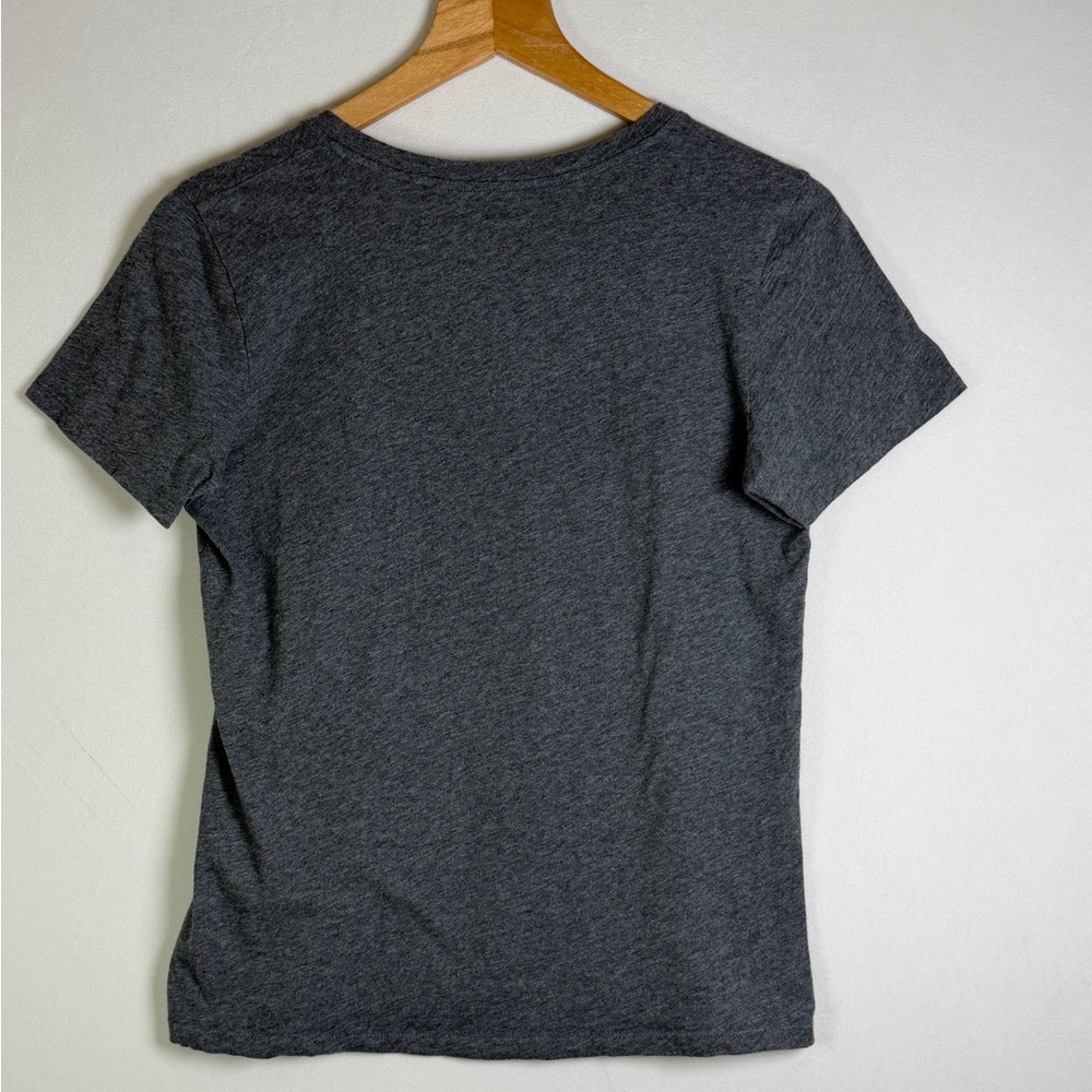 Everlane Women’s Organic Cotton V-Neck Tee Shirt Gray Size Small Minimalist Boho - Picture 4 of 6